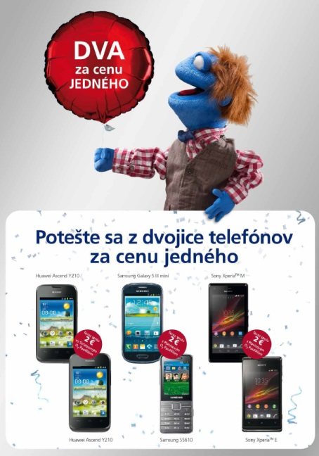 O2 Dva za cenu jedného